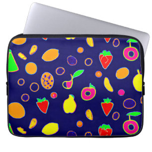 Elektrische Fruit Fiesta Design Laptop Sleeve