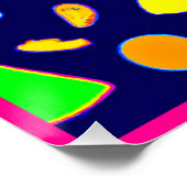 Elektrische Fruit Fiesta Design Perfect Poster (Hoek)