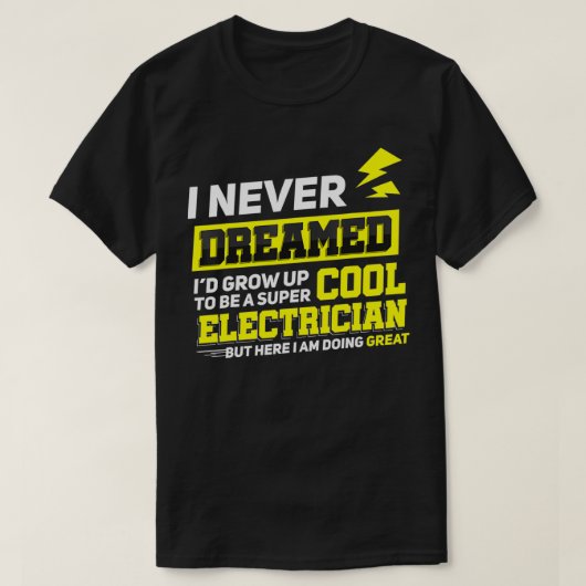 Elektrische Funny Gift Idee voor Elektrische Ingen T-shirt (Design voorkant)