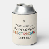 Elektrische Funny Gifts voor elektriciens Blikjeskoeler (Blikje Voorkant)