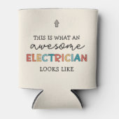 Elektrische Funny Gifts voor elektriciens Blikjeskoeler (Voorkant)