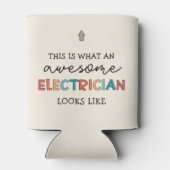 Elektrische Funny Gifts voor elektriciens Blikjeskoeler (Achterkant)