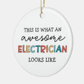 Elektrische Funny Gifts voor elektriciens Keramisch Ornament (Links)