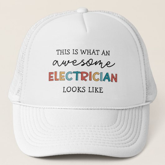 Elektrische Funny Gifts voor elektriciens Trucker Pet (Voorkant)