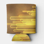 Elektrische gele lussen op een koelbox blikjeskoeler (Achterkant)