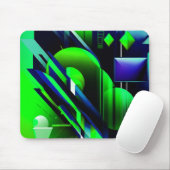 "Elektrische geometrie" Muismat (Met muis)