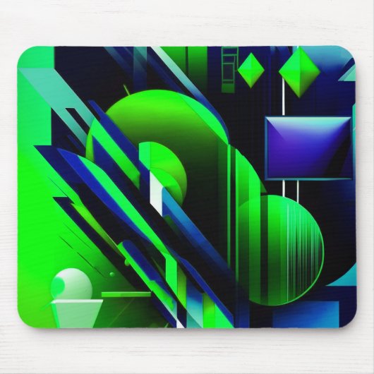 "Elektrische geometrie" Muismat (Voorkant)