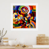 Elektrische gevangenissen -  Abstracte kunst van D Poster (Keuken)