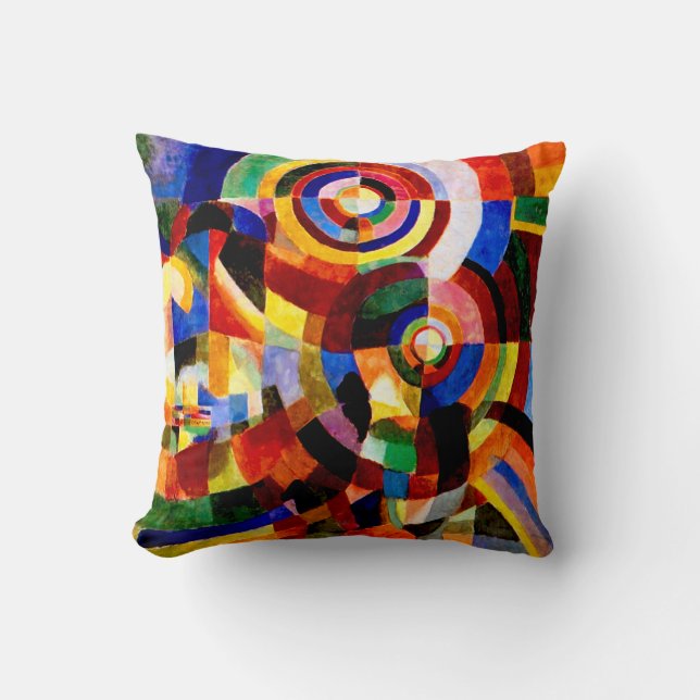 Elektrische gevangenissen van Sonia Delaunay Kussen (Voorkant)
