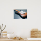 Elektrische gitaar 10 poster (Keuken)