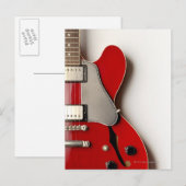 Elektrische Gitaar 12 Briefkaart (Voorkant / Achterkant)