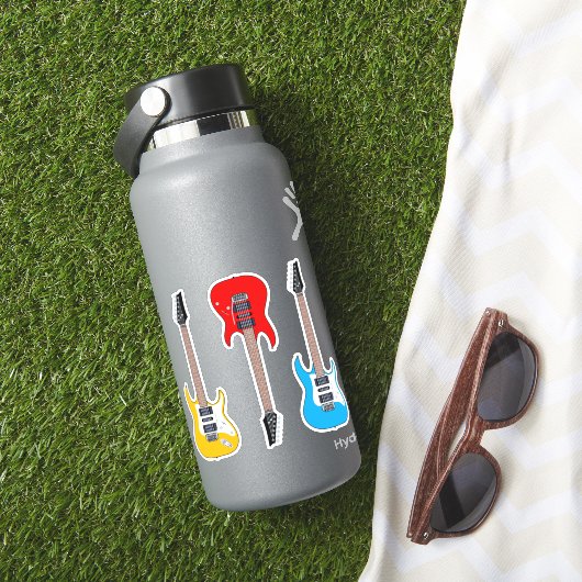 Elektrische gitaar 3 pcs! sticker (HydroFlask Insitu)
