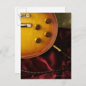 Elektrische gitaar 6 briefkaart (Voorkant / Achterkant)