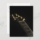 Elektrische gitaar 7 briefkaart (Voorkant / Achterkant)