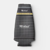 Elektrische Gitaar Amp Muziek Thema Verjaardag Naa Flesjeskoeler (Voorkant)