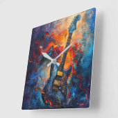 Elektrische Gitaar Art Wall Klok (Hoek)