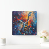 Elektrische Gitaar Art Wall Klok (Huis)