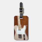 Elektrische gitaar bagagelabel (Voorkant verticaal)