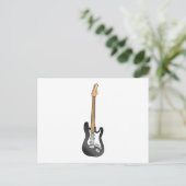 Elektrische gitaar briefkaart (Staand voorkant)