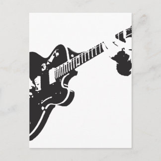 Elektrische gitaar briefkaart