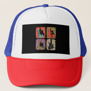 Elektrische Gitaar Collectie Band Gitarist Antiek Trucker Pet