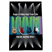 Elektrische Gitaar Collectie Spotlight Gift Bag Medium Cadeauzakje (Achterkant)
