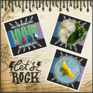 Elektrische Gitaar Collectie Spotlight Party Serve Servet