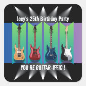 Elektrische Gitaar Collectie Spotlight Stickers (Voorkant)