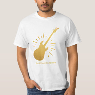 Elektrische gitaar: een eindeloos minimalistisch T T-shirt
