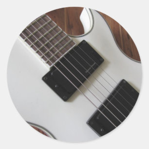 Elektrische gitaar frets en snaren sticker