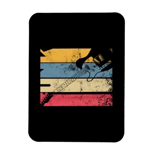 elektrische gitaar funk muziek liefhebber geschen magneet (Verticaal)