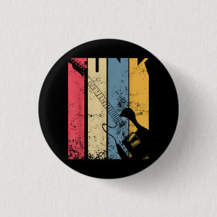  elektrische gitaar funk muziek liefhebber geschen ronde button 3,2 cm