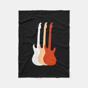 Elektrische gitaar - Guitar Player Music Fleece Deken