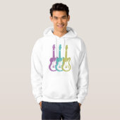 elektrische gitaar hoodie (Voorkant volledig)
