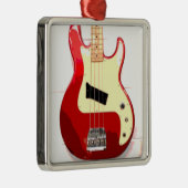 Elektrische Gitaar in Rood Metalen Ornament (Rechts)