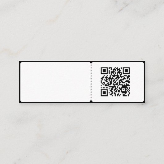 Elektrische gitaar instructeur mini visitekaartje (Achterkant)