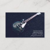 Elektrische gitaar instructeur visitekaartje (Achterkant)