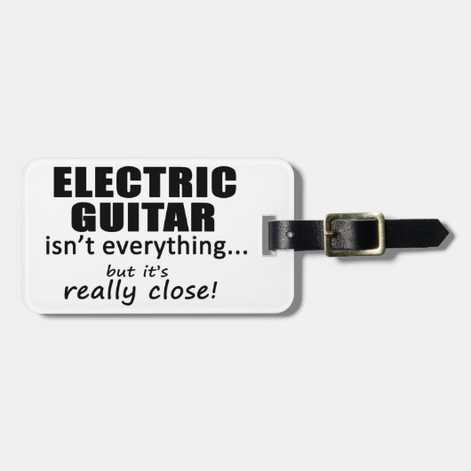 Elektrische gitaar is niet alles bagagelabel (Voorkant horizontaal)