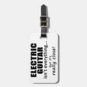 Elektrische gitaar is niet alles bagagelabel (Voorkant verticaal)
