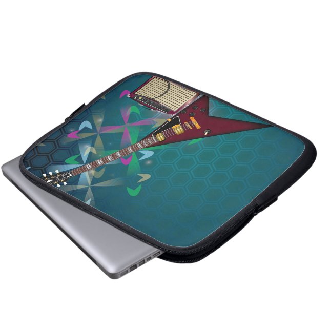 Elektrische Gitaar Laptop Sleeve (Voorkant onderkant)
