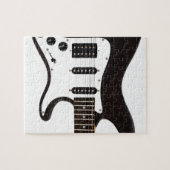 Elektrische gitaar legpuzzel (Horizontaal)