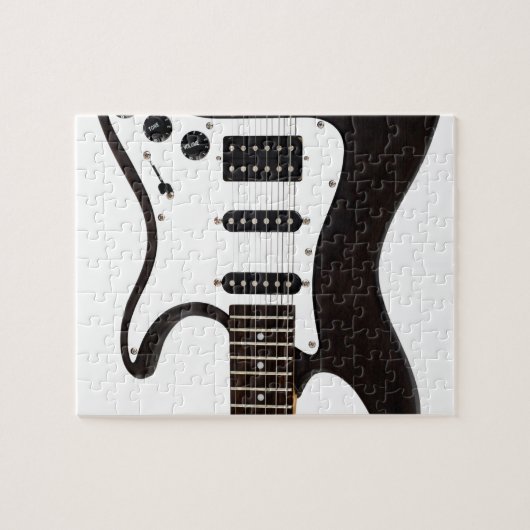 Elektrische gitaar legpuzzel (Horizontaal)