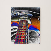 Elektrische gitaar legpuzzel (Verticaal)