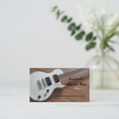 Elektrische gitaar — Lessen Visitekaartje (Staand voorkant)