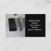 Elektrische gitaar — Lessen Visitekaartje (Achterkant)