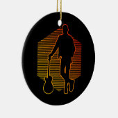 Elektrische gitaar mannen keramisch ornament (Rechts)