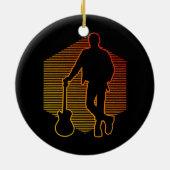 Elektrische gitaar mannen keramisch ornament (Achterkant)