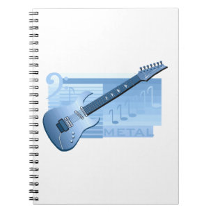 elektrische gitaar metal blue.png notitieboek
