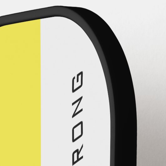 elektrische gitaar Moderne Minimale Naam Pickleball Paddle (Links Detail)