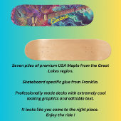 Elektrische gitaar persoonlijk skateboard